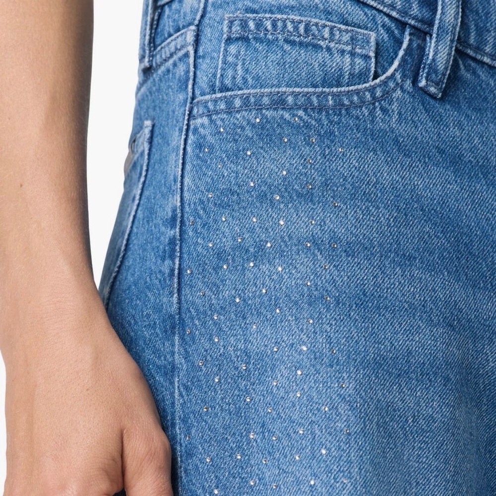 Joe's Jeans Medium Blue Women's Flare Denim with Stud Details